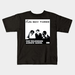 The Telephone Always Rings New Wave Throwback 1982 Kids T-Shirt